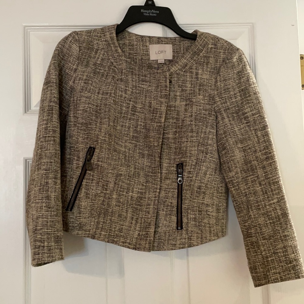 Loft tweed blazer